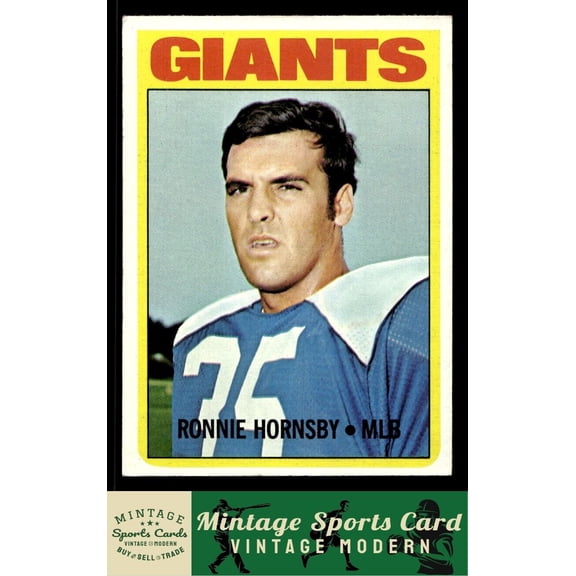 1972 Topps Ron Hornsby #16 RC