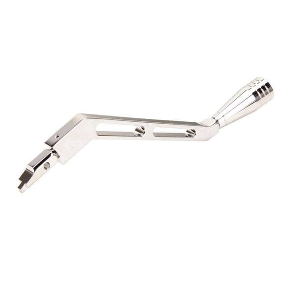 Speedway Motors 19731994 GM Chevy Aluminum Column Shift Lever Chrome Finish Automatic Transmission Column Shifter Arm 8.5 Inch Length 4.5 Inch Drop