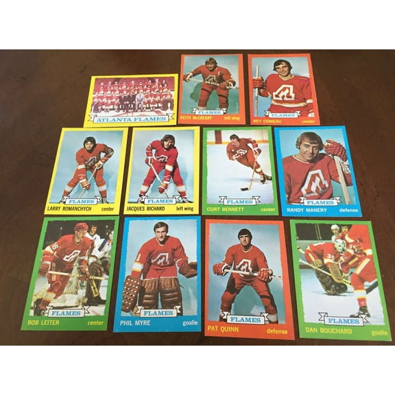 1973-74 Topps Atlanta Flames Team Set