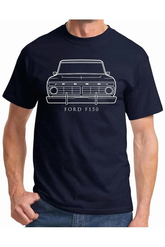 1973-76 Ford F150 Pickup Truck Classic Front End Design Tshirt NEW Colors