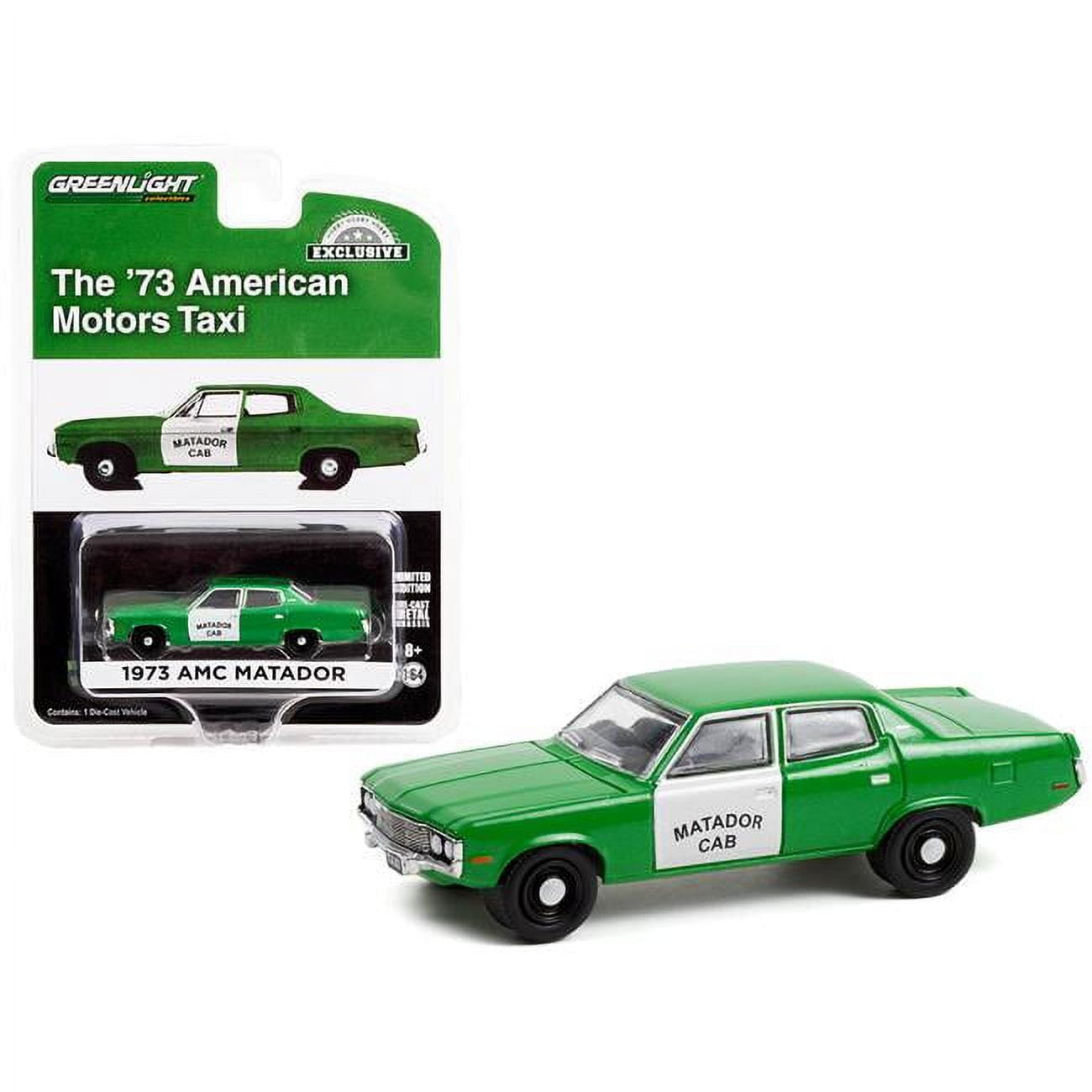 1973 AMC Matador Fare-Master Taxi Green and White 1973 AMC Matador Fare-Master Taxi Green and White