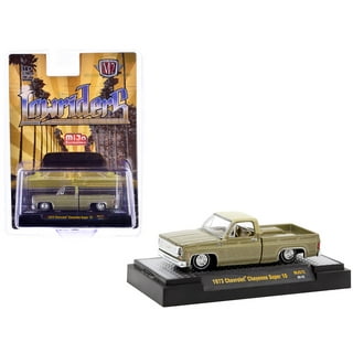 ⭐︎レア⭐︎ 1/24 M2 1973 chevrolet super10 1973 Chevy Cheyenne Super 10 Pickup Truck Black & White w