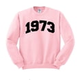thumbnail image 1 of 1973 College Style Sweatshirt Unisex 3X-Large Pink, 1 of 5