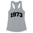thumbnail image 1 of 1973 College Style Tank Top Fitted Racerback Women's X-Large Heather Grey, 1 of 5