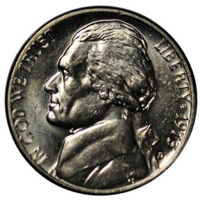 1973-D Jefferson Nickel Full Step Gem BU