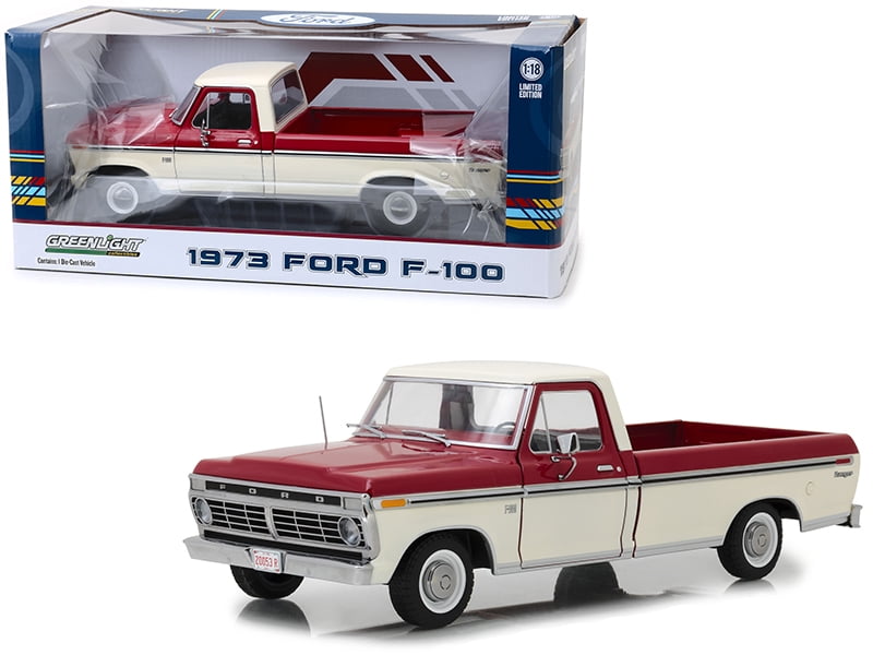 1973 Ford F-100 Ranger Pickup Truck Red and Cream - Walmart.com