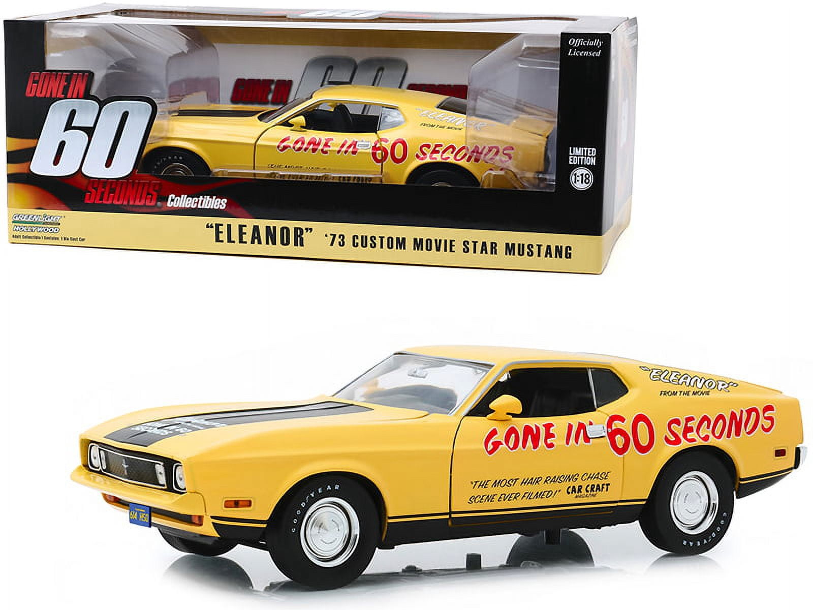Eleanor 1973 Mustang Mach 1 ミニカー 1973 Ford Mustang Mach 1 Custom Movie Star 