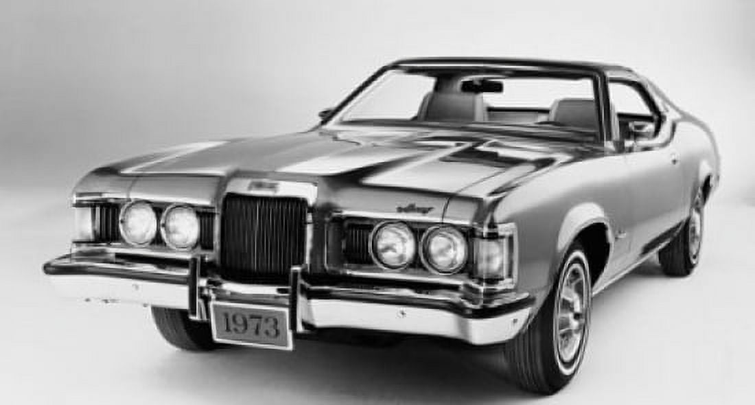1973 Mercury Cougar Canvas Art - (24 x 36)