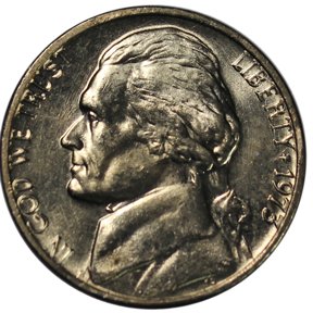 1973-P Jefferson Nickel Full Step Gem BU
