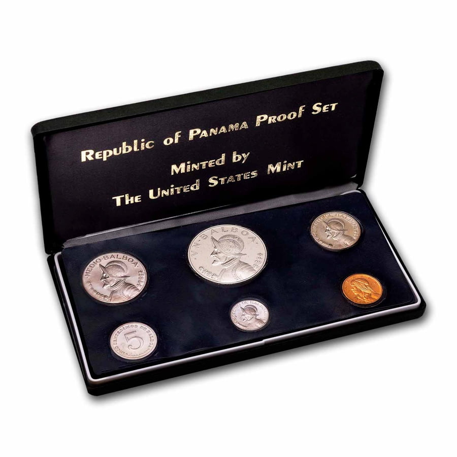1973 Panama Silver 6-Coin Proof Set - Walmart.com