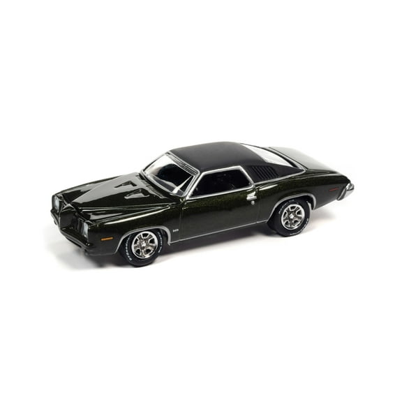 1973 Pontiac Grand Am, Golden Olive Poly - Johnny Lightning JLCG026/48B - 1/64 Scale Diecast Model Car