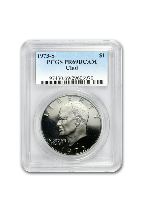 1973-S Clad Eisenhower Dollar PR-69 PCGS