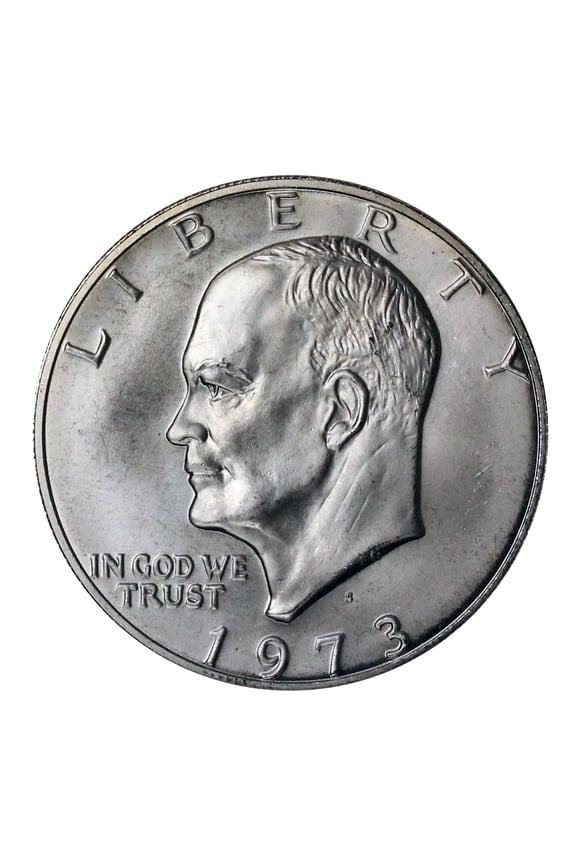 1973-S Eisenhower Dollar BU - 40% Silver Collectible Coin