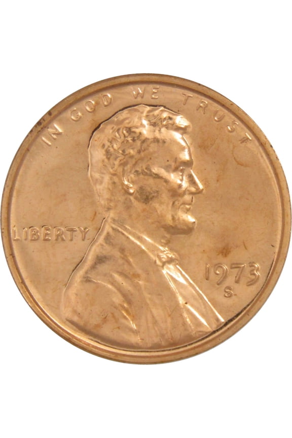 1973 S Lincoln Memorial Cent Choice Proof Penny 1c Coin Collectible