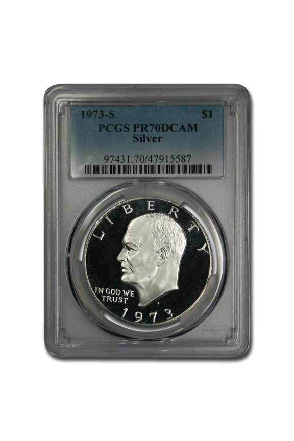 1973-S Silver Eisenhower Dollar PR-70 PCGS