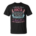 thumbnail image 1 of 1973 Thank You For Understanding T-Shirt Vintage Retro Inspirational Quote Graphic Tee Unisex Cotton Casual Shirt Gratitude Gift for Men Women Comfortable Everyday Wear, 1 of 3
