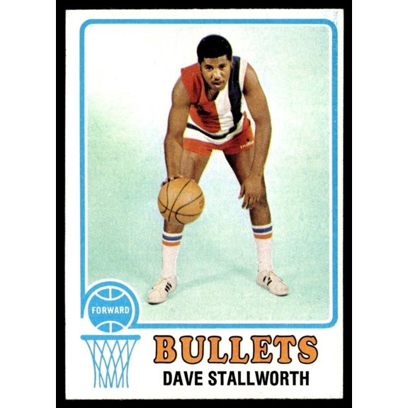 1973 Topps Basketball Card Dave Stallworth Capital Bullets #133 NM