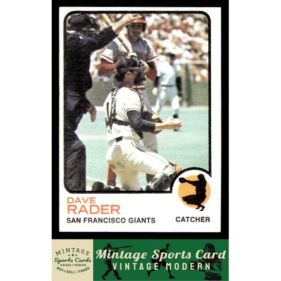1973 Topps Dave Rader #121