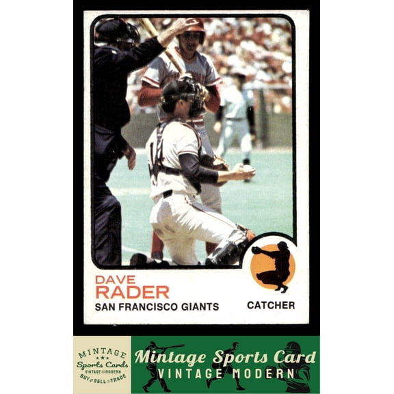 1973 Topps Dave Rader #121