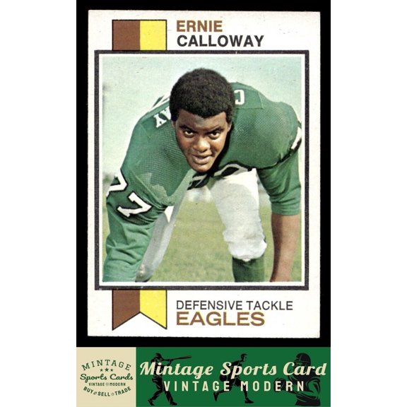 1973 Topps Ernie Calloway #394 RC Philadelphia Eagles Football Card
