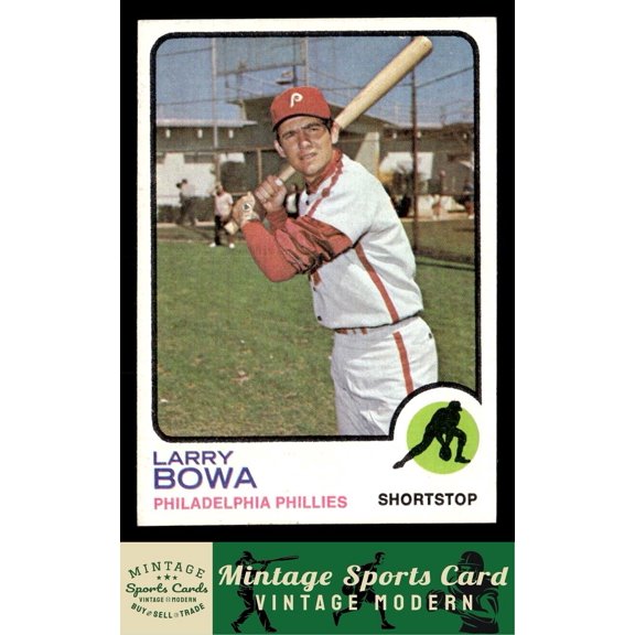 1973 Topps Larry Bowa Philadelphia Phillies #119 MLB Baseball Trading Card