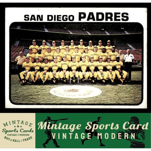 1973 Topps San Diego Padres TC #316