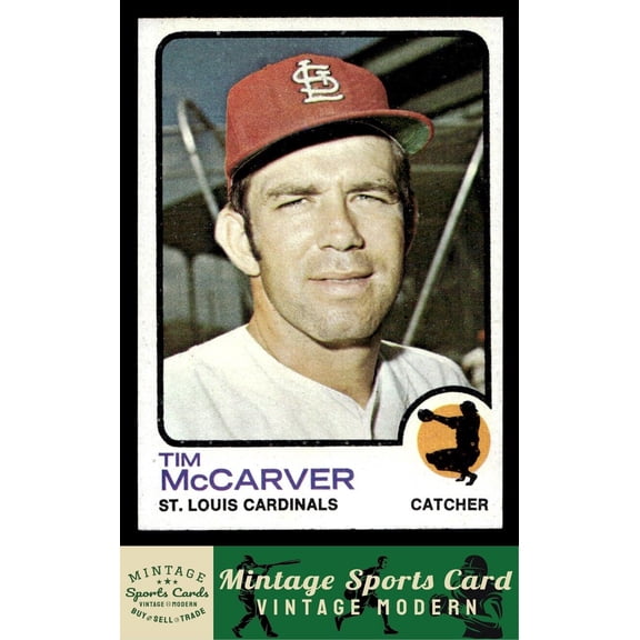 1973 Topps Tim McCarver St. Louis Cardinals #269 Baseball Card