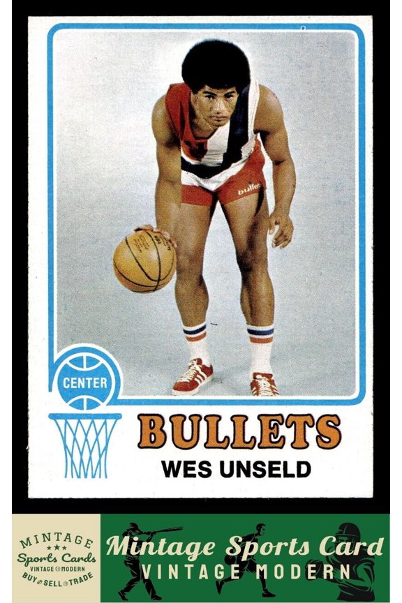 1973 Topps Wes Unseld #176 Capital Bullets Basketball Card