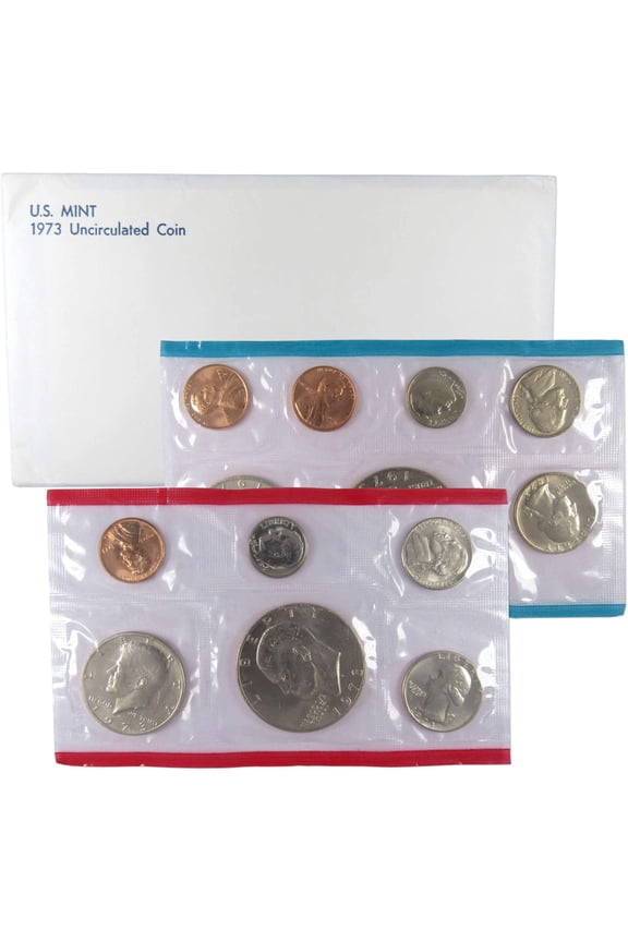 1973 Uncirculated Coin Set U.S Mint Original Government Packaging OGP
