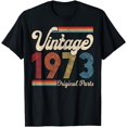thumbnail image 1 of 1973. Vintage 1973 Birthday Gift Men Women. Born Made 1973 T-Shirt, 1 of 4