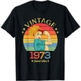 thumbnail image 1 of 1973. Womens Gift Vintage 1973 Gifts for Women Born in 1973 T-Shirt, 1 of 4