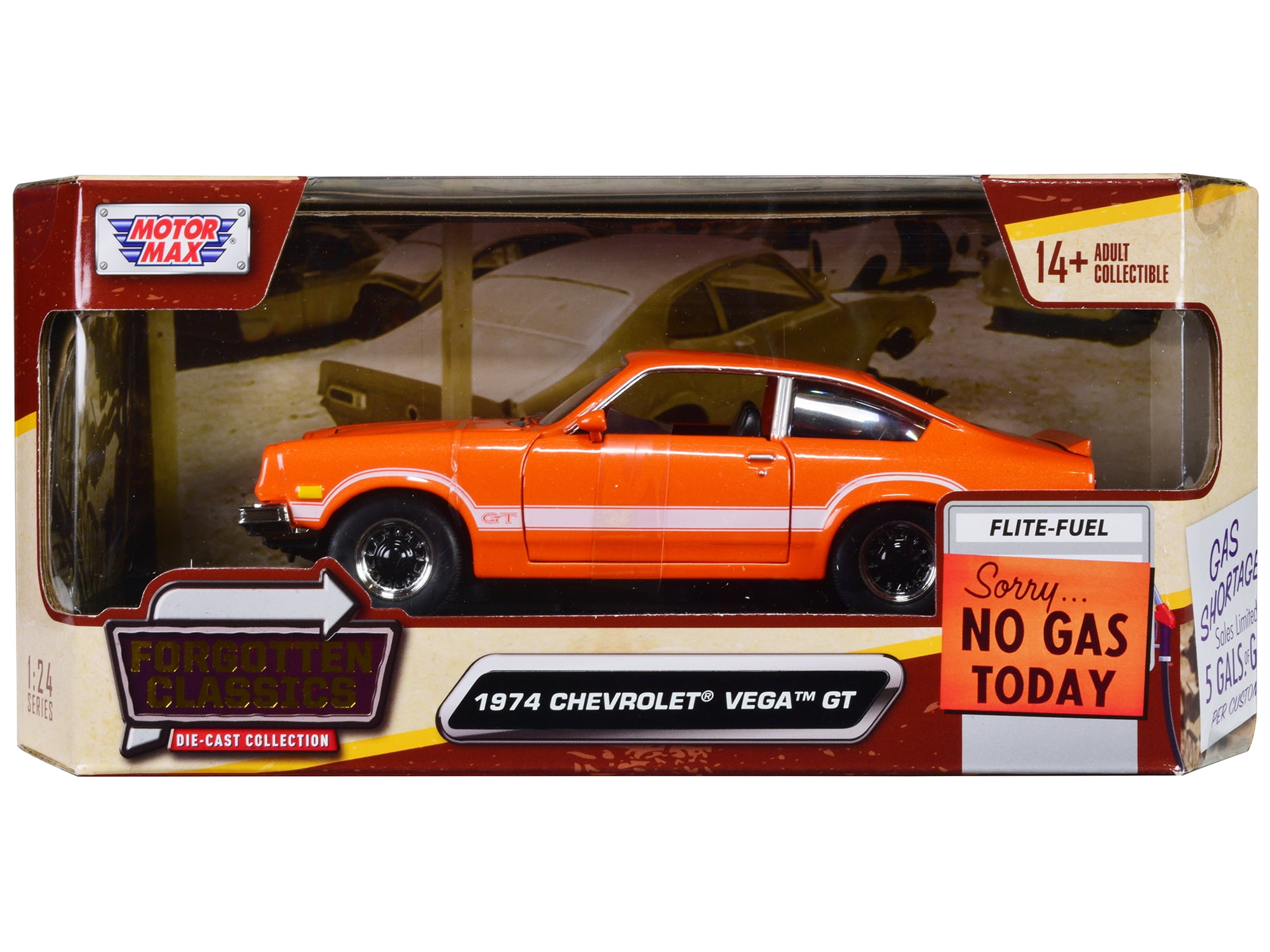 1974 Chevrolet Vega GT Orange Metallic with White Stripes  display picture 1