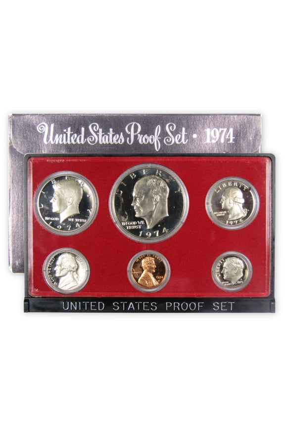 1974 Clad Proof Set U.S. Mint Original Government Packaging OGP