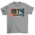 thumbnail image 1 of 1974 Classic Birthday T-Shirt Men Women, 1 of 2