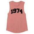 thumbnail image 1 of 1974 College Style Women's Muscle Tank Small Desert Pink, 1 of 5