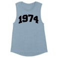 thumbnail image 1 of 1974 College Style Women's Muscle Tank Small Stonewash Denim, 1 of 5