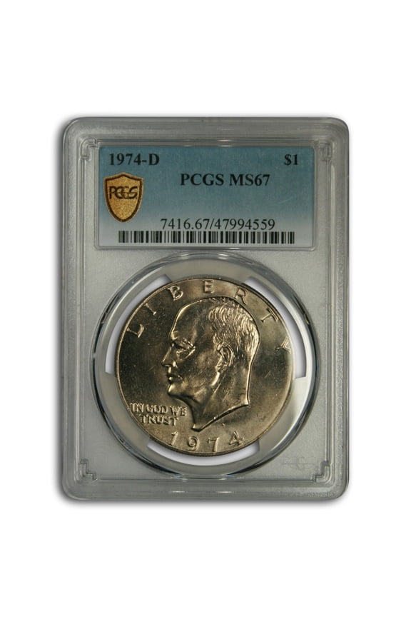 1974-D Clad Eisenhower Dollar MS-67 PCGS