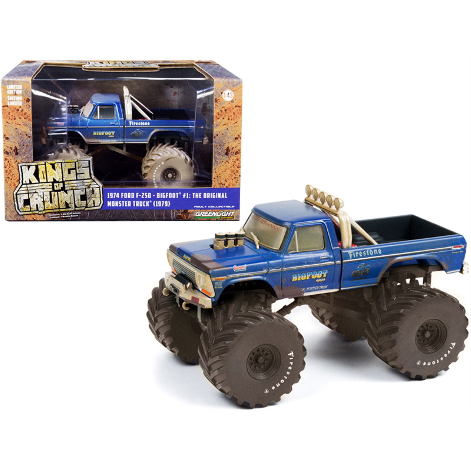 ビッグフット1974 フォード F-250モンスタートラックダーティバージョン BIGFOOT #1 THE ORIGINAL MONSTER TRUCK 1974 FORD F250 1/64