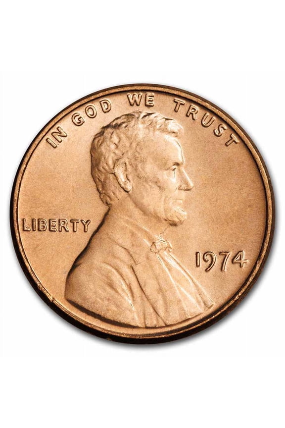 1974 Lincoln Cent BU (Red)