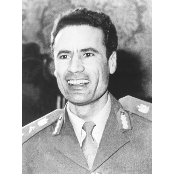 1974 Photo Of Muammar Gaddafi Who Assumed Power In Libya After 1969 Coup D'Etat. He Ruled As 'Revolutionary Chairman Of