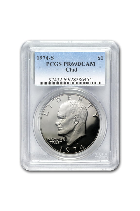 1974-S Clad Eisenhower Dollar PR-69 PCGS
