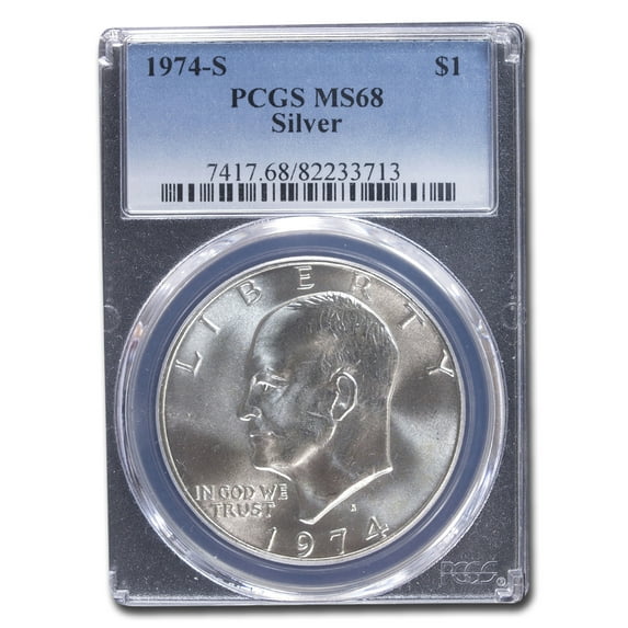 1974-S Eisenhower Silver Dollar MS-68 PCGS