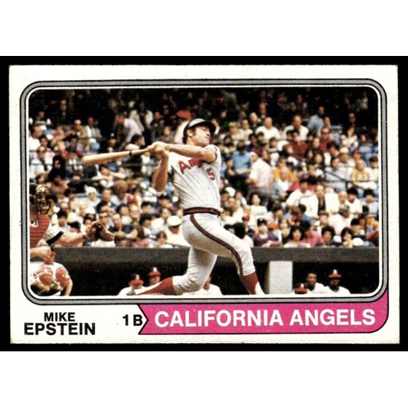 1974 Topps Baseball Card Mike Epstein California Angels #650 NM