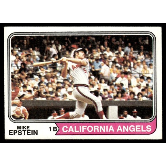 1974 Topps Baseball Card Mike Epstein California Angels #650 NM