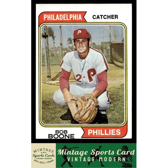 1974 Topps Bob Boone #131 Philadelphia Phillies Baseball Card