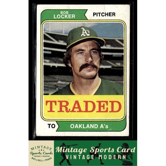 1974 Topps Bob Locker #62T Traded