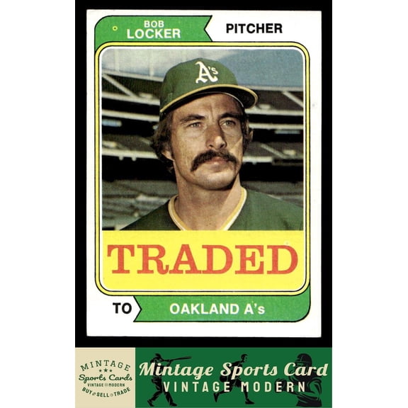 1974 Topps Bob Locker #62T Traded