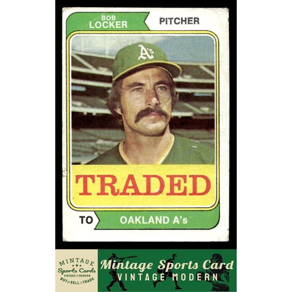 1974 Topps Bob Locker #62T Traded