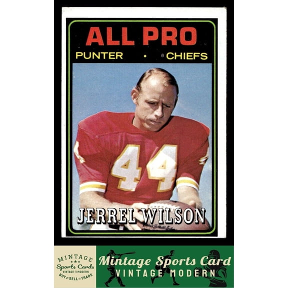 1974 Topps Jerrel Wilson #144 AP