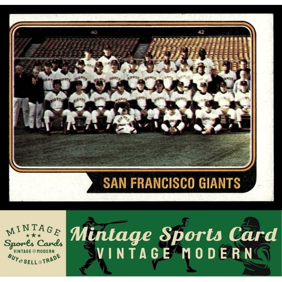 1974 Topps San Francisco Giants TC #281 Trading Card MLB Baseball